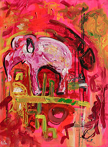 the art of kEith painting, When Kate met Zak (or why i went to New Mexico) by Keith Kimmel