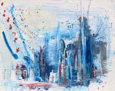 the art of kEith paint, new city.1