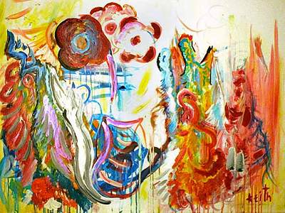 the art of kEith painting, Listen to the Rooster by Keith Kimmel