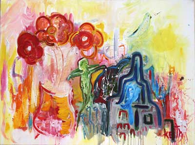 the art of kEith painting, play free bird by Keith Kimmel