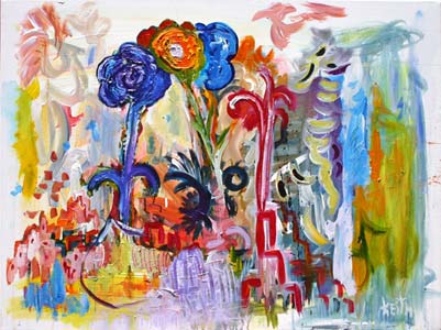 the art of kEith painting, Kate n Zak by Keith Kimmel