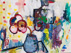 the art of kEith ::: painting ::: Be Positive Sambo