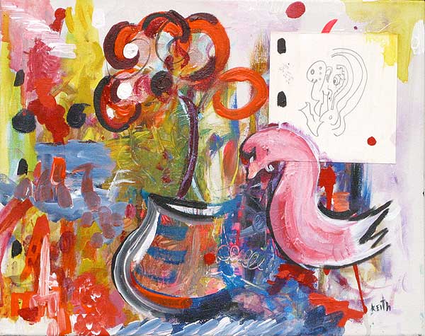 the art of kEith painting, swan by kEith kimmel