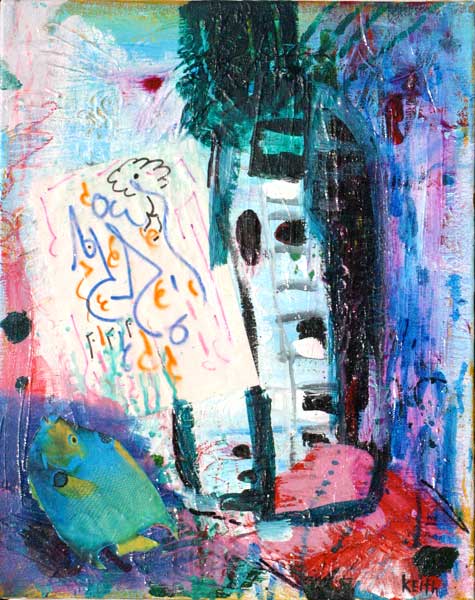 the art of kEith painting, kid pop by kEith kimmel