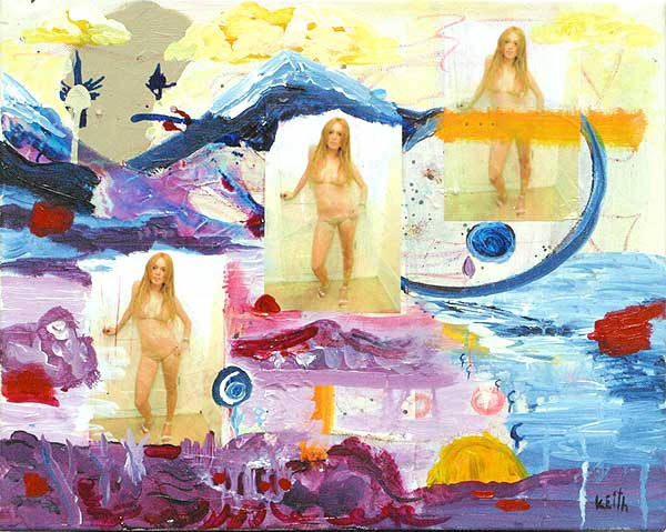the art of kEith painting, lohan by kEith Kimmel