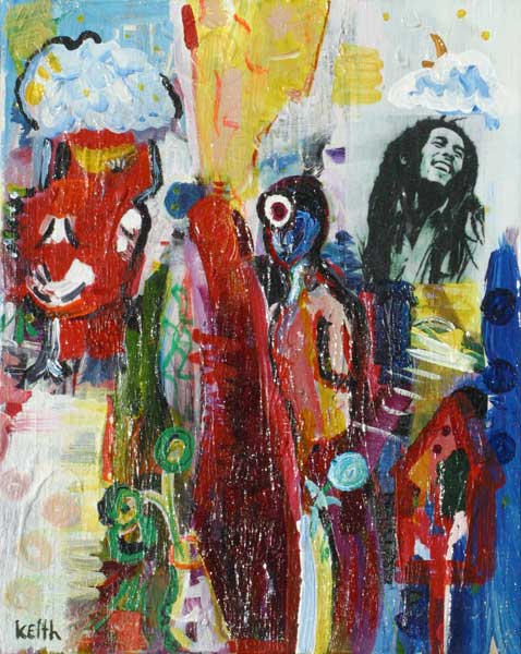 the art of kEith painting, celebrate by kEith Kimmel