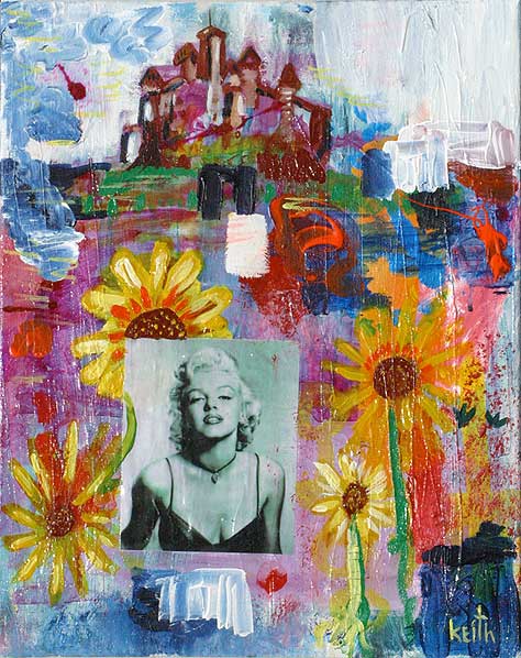 the art of kEith painting, marilyn by kEith kimmel