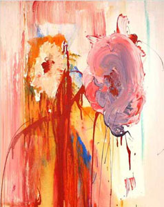 the art of kEith painting, Study in Orange by Keith Kimmel