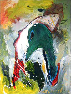 the art of kEith painting, gone fishin by Keith Kimmel