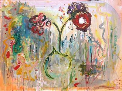 the art of kEith painting, flower .3 by Keith Kimmel
