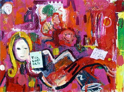 the art of kEith painting, Rose Banquet by Keith Kimmel
